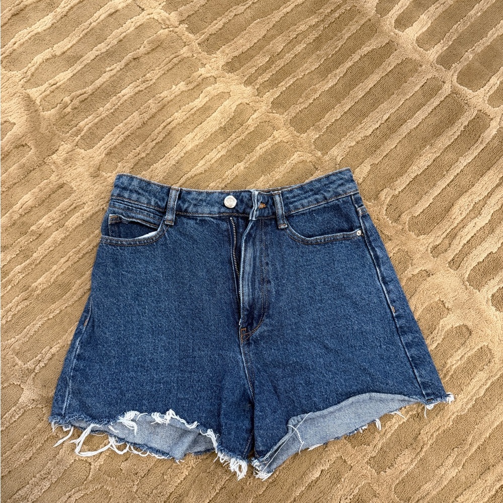 Zara Denim Blue Women's Shorts